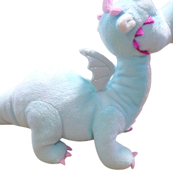 Disney Princess Sofia the First Crackle Dragon Plush 13" Blue Purple Sparkles - Picture 6 of 16